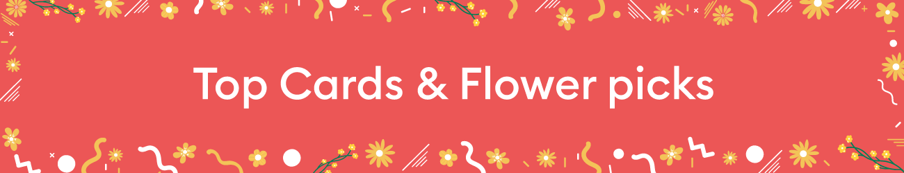 Banner - Cards & Flowers